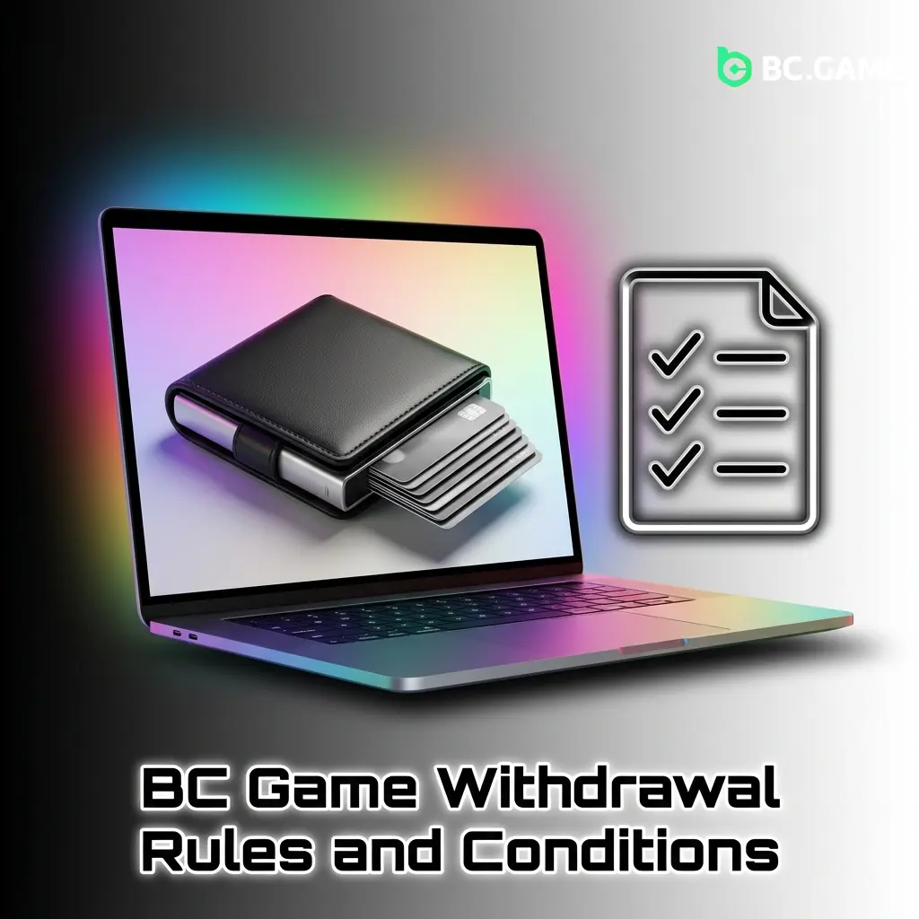 BC Game withdrawal rules including KYC verification, bonus wagering, minimum limits, and payment method conditions for Pakistani players